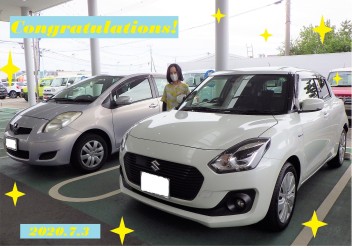 祝☆スイフトご納車記念日☆彡