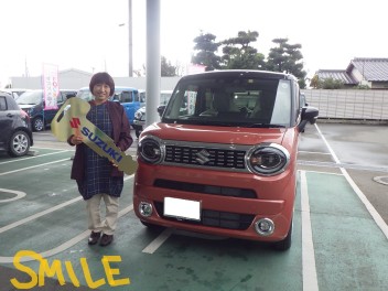 [祝☆ご納車】ＳＭＩＬＥ　！