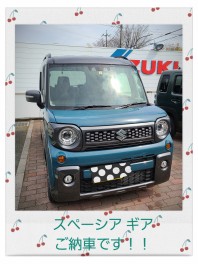 スペーシア　ＧＥＡＲ　ご納車です(*^^)v