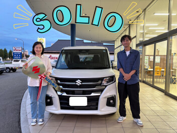 ご納車おめでとうございます！！【ソリオ】