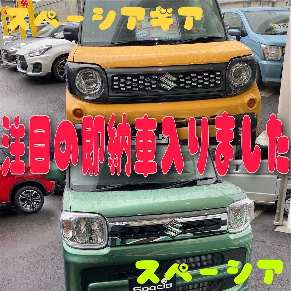 即納車入りました その他 お店ブログ 株式会社スズキ自販湘南 スズキアリーナ湘南おだわら 小田原中古車センター