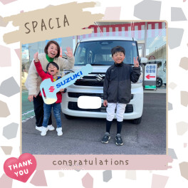 スペーシア納車しました☆