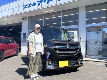 スペーシア　カスタム納車！