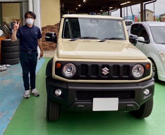 ジムニーシエラ　ご納車おめでとうございます