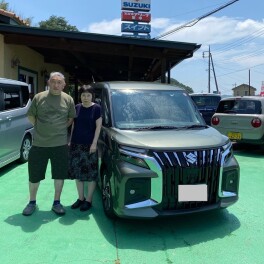 ソリオ　ご納車おめでとうございます