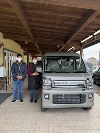 エブリイワゴン　ご納車おめでとうございます