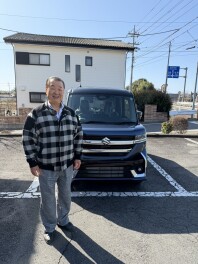 スペーシアカスタム　ご納車おめでとうございます