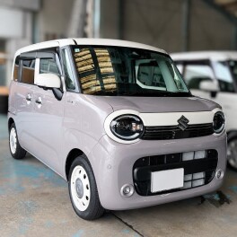 ワゴンRスマイル　クリームコーデ　納車