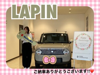 ラパンご納車式