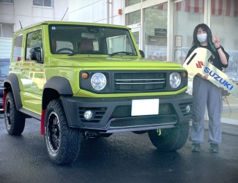 木更津市にお住いのK様に、ジムニーシエラ EURO-Rをご納車いたしました。