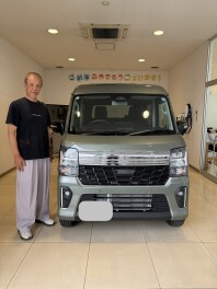 Ｓ様のエブリイワゴンをご納車させていただきました！！