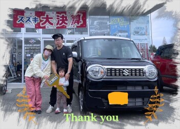 S様　新車ﾜｺﾞﾝRｽﾏｲﾙご納車おめでとうございます！