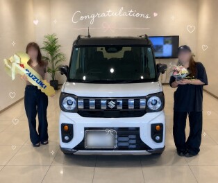 ご納車おめでとうございます！【スペーシアギア】