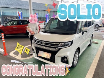 ソリオご納車おめでとうございます！！