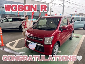 ワゴンRご納車おめでとうございます！！