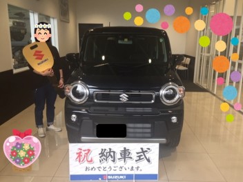 新型ハスラー納車させていただきました！！