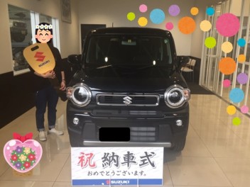 新型ハスラー納車させていただきました！！