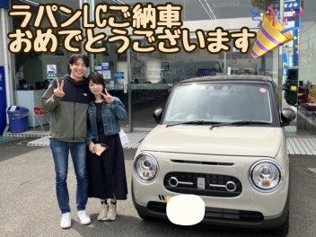 ラパンＬＣご納車させていただきました☆