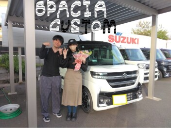 スペーシアカスタムご納車！
