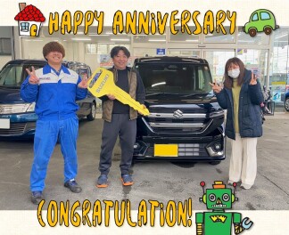 Ｔ様☆スペーシアカスタムＸＳターボ☆ご納車記念☆