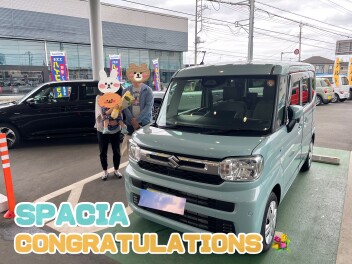 スペーシアご納車おめでとうございます！！