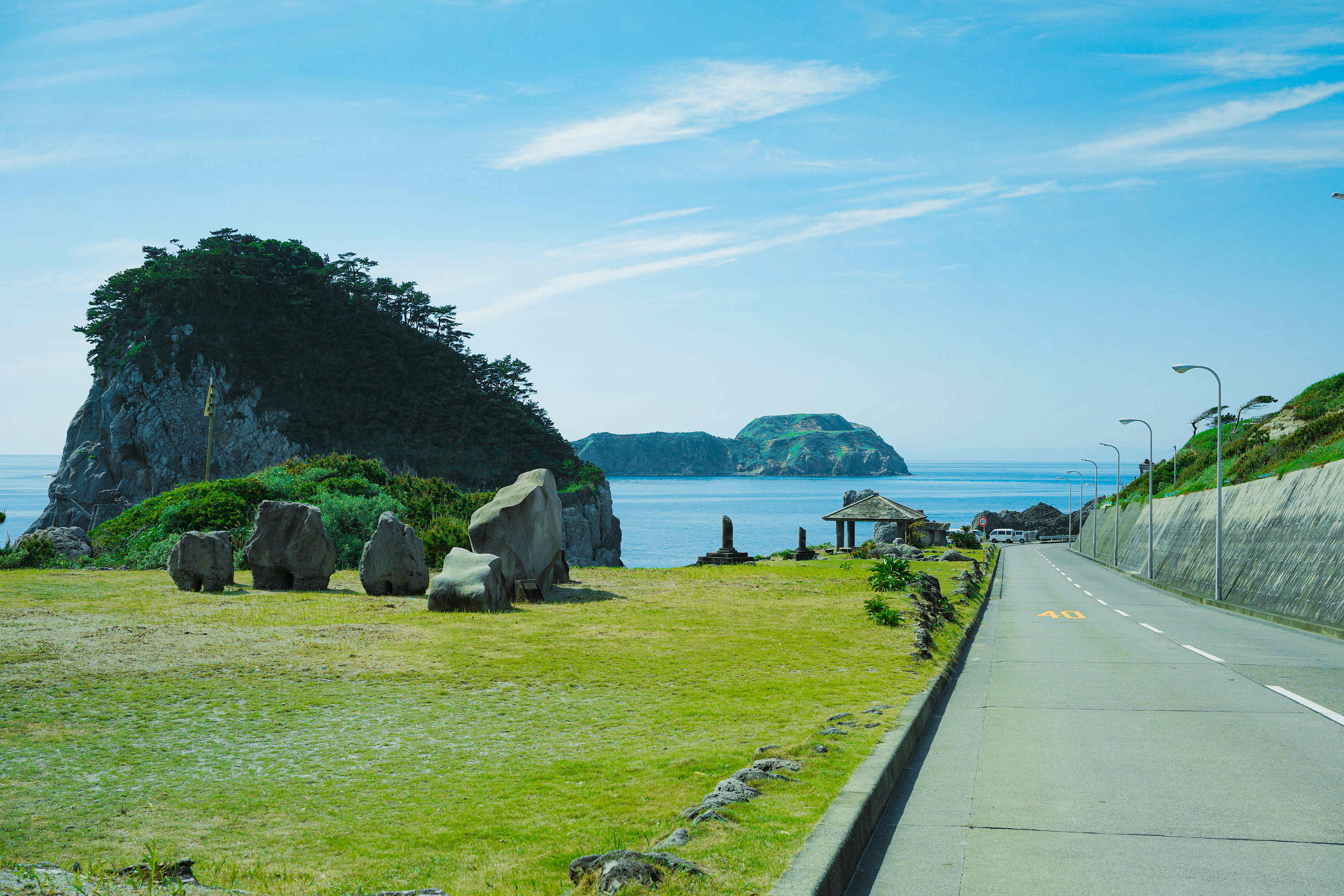 島の中で一番好きな道です。