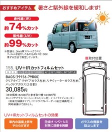 暑い日が続いています!!車内が暑くて、そんなときは・・・？