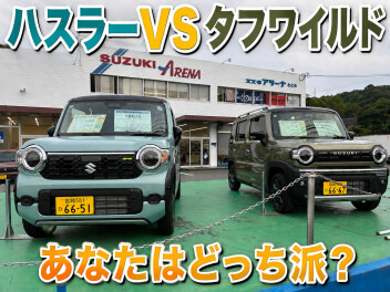 【週末展示会】ハスラー、ハスラータフワイルド見比べできます！