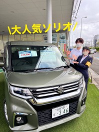 ソリオの展示車ございます！！