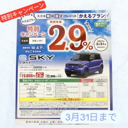 特別キャンペーン実施中
