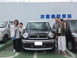 クロスビ－ご納車です！！！！