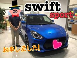 アリーナ牧港店！第１号！！スイフトスポーツ納車しました＼(^o^)／