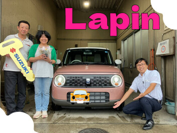 ラパンご納車です
