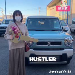 O様のハスラーを納車いたしました！