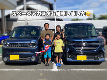 ＊スペーシアカスタム納車しました＊