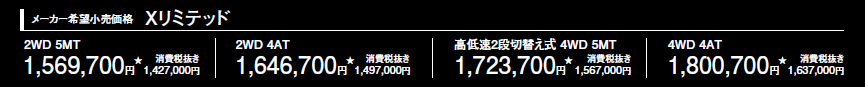 Xリミテッド価格