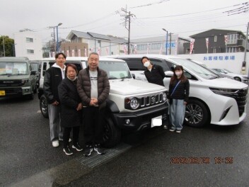 Y様　ご納車おめでとうございます！