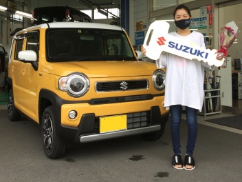 大人気　新型ハスラーのご納車です！