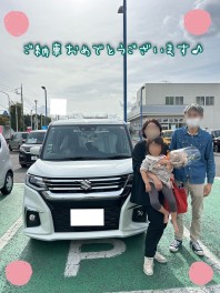 ソリオご納車おめでとうございます(*^^)v