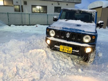 雪が積もる前に！