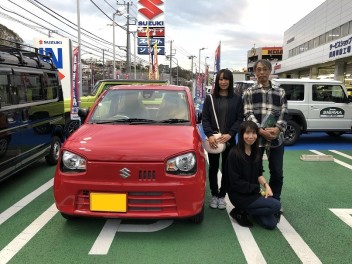 トマトみたいで可愛いアルトをご納車♪