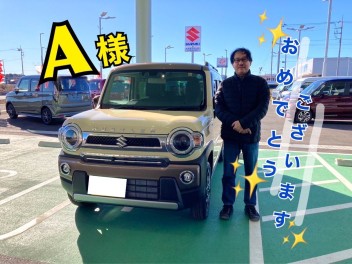 ハスラーご納車です(^^♪