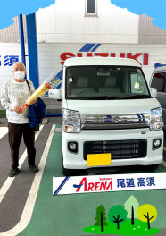 ★納車★エブリイワゴン　ＰＺターボスぺシャル　ハイルーフ