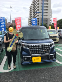 スペーシアカスタム納車いたしました☆