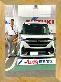 ★納車★スペーシア　カスタムHYBRID　XSターボ