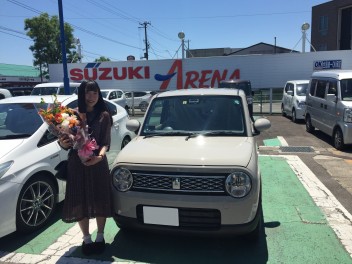 ＊Ｙ様　ラパン納車＊