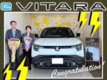 自販北海道＊第１号【e-VITARA】ご納車おめでとうございます＠はら