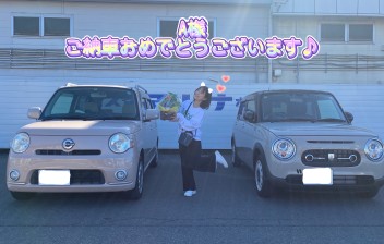 A様ご納車おめでとうございます♬