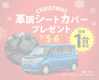 シートカバーをクリスマスプレゼント！
