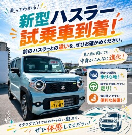 新型ハスラーきました！
